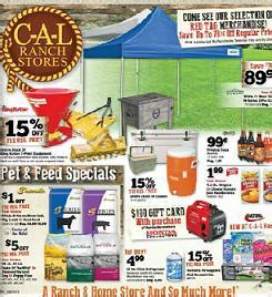 cal ranch ads  Gift Cards, Items already on sale, Licenses & Permits